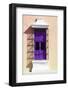 ¡Viva Mexico! Collection - Purple Window and Apricot Wall in Campeche-Philippe Hugonnard-Framed Photographic Print