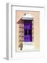 ¡Viva Mexico! Collection - Purple Window and Apricot Wall in Campeche-Philippe Hugonnard-Framed Photographic Print