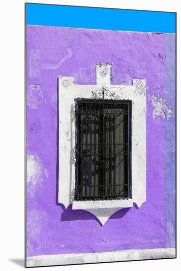 ¡Viva Mexico! Collection - Purple Window - Campeche-Philippe Hugonnard-Mounted Premium Photographic Print