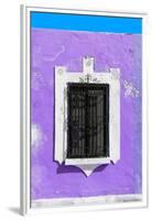 ¡Viva Mexico! Collection - Purple Window - Campeche-Philippe Hugonnard-Framed Premium Photographic Print