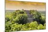 ¡Viva Mexico! Collection - Pyramid in Mayan City at Sunset of Calakmul-Philippe Hugonnard-Mounted Photographic Print