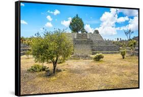 ¡Viva Mexico! Collection - Pyramid of Cantona II - Puebla-Philippe Hugonnard-Framed Stretched Canvas