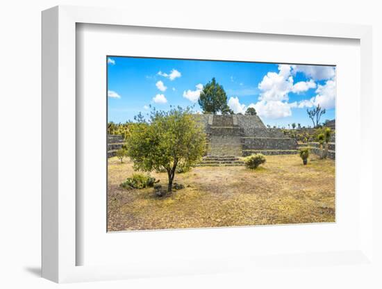 ¡Viva Mexico! Collection - Pyramid of Cantona II - Puebla-Philippe Hugonnard-Framed Photographic Print