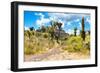 ¡Viva Mexico! Collection - Pyramid of Cantona III - Puebla-Philippe Hugonnard-Framed Photographic Print