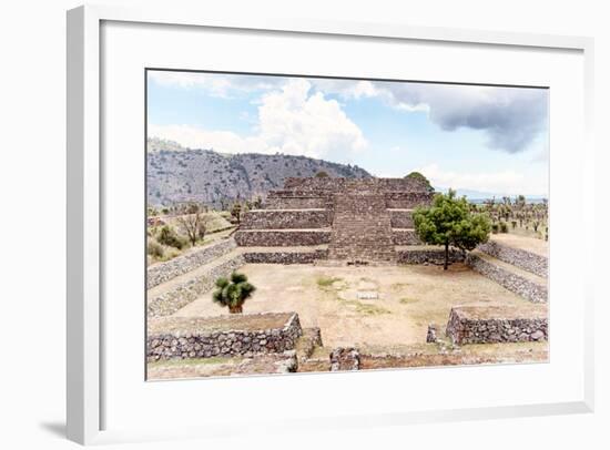 ¡Viva Mexico! Collection - Pyramid of Cantona IX - Puebla-Philippe Hugonnard-Framed Photographic Print