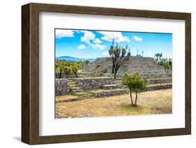 ¡Viva Mexico! Collection - Pyramid of Cantona - Puebla-Philippe Hugonnard-Framed Photographic Print