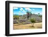 ¡Viva Mexico! Collection - Pyramid of Cantona - Puebla-Philippe Hugonnard-Framed Photographic Print