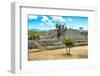 ¡Viva Mexico! Collection - Pyramid of Cantona - Puebla-Philippe Hugonnard-Framed Photographic Print