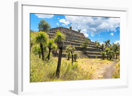 ¡Viva Mexico! Collection - Pyramid of Cantona VII - Puebla-Philippe Hugonnard-Framed Photographic Print