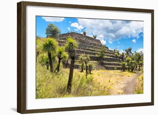 ¡Viva Mexico! Collection - Pyramid of Cantona VII - Puebla-Philippe Hugonnard-Framed Photographic Print