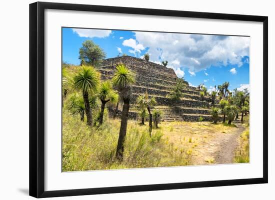 ¡Viva Mexico! Collection - Pyramid of Cantona VII - Puebla-Philippe Hugonnard-Framed Photographic Print