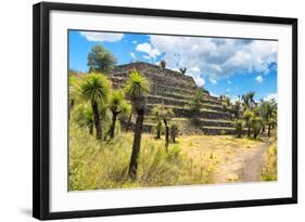 ¡Viva Mexico! Collection - Pyramid of Cantona VII - Puebla-Philippe Hugonnard-Framed Photographic Print