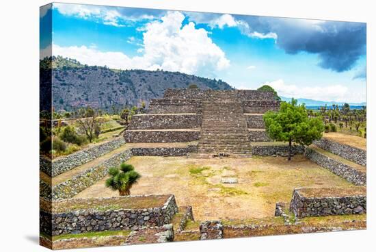 ¡Viva Mexico! Collection - Pyramid of Cantona X - Puebla-Philippe Hugonnard-Stretched Canvas