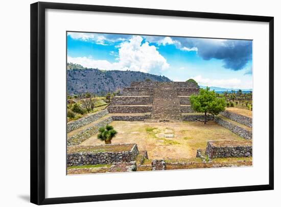 ¡Viva Mexico! Collection - Pyramid of Cantona X - Puebla-Philippe Hugonnard-Framed Photographic Print