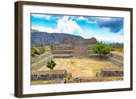 ¡Viva Mexico! Collection - Pyramid of Cantona X - Puebla-Philippe Hugonnard-Framed Photographic Print