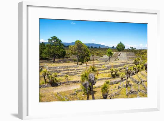 ¡Viva Mexico! Collection - Pyramid of Cantona XI - Puebla-Philippe Hugonnard-Framed Photographic Print