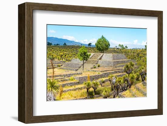 ¡Viva Mexico! Collection - Pyramid of Cantona XIII - Puebla-Philippe Hugonnard-Framed Photographic Print