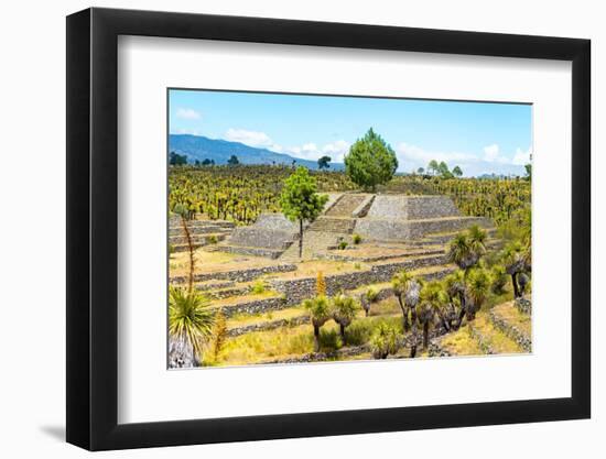 ¡Viva Mexico! Collection - Pyramid of Cantona XIII - Puebla-Philippe Hugonnard-Framed Photographic Print