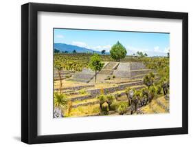 ¡Viva Mexico! Collection - Pyramid of Cantona XIII - Puebla-Philippe Hugonnard-Framed Photographic Print