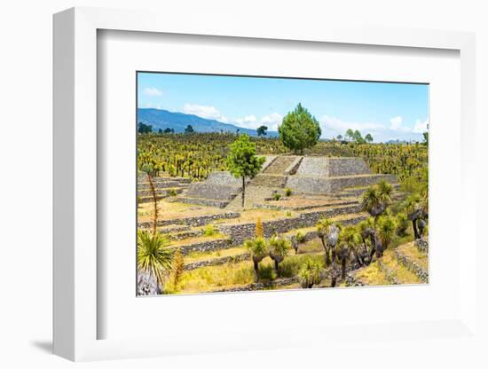 ¡Viva Mexico! Collection - Pyramid of Cantona XIII - Puebla-Philippe Hugonnard-Framed Photographic Print