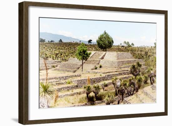 ¡Viva Mexico! Collection - Pyramid of Cantona XIV - Puebla-Philippe Hugonnard-Framed Photographic Print