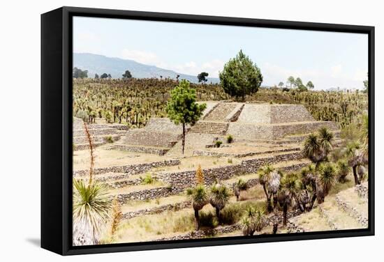 ¡Viva Mexico! Collection - Pyramid of Cantona XIV - Puebla-Philippe Hugonnard-Framed Stretched Canvas