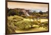 ¡Viva Mexico! Collection - Pyramid of Monte Alban with Fall Colors II-Philippe Hugonnard-Framed Photographic Print