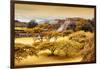 ¡Viva Mexico! Collection - Pyramid of Monte Alban with Fall Colors-Philippe Hugonnard-Framed Photographic Print