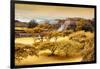 ¡Viva Mexico! Collection - Pyramid of Monte Alban with Fall Colors-Philippe Hugonnard-Framed Photographic Print