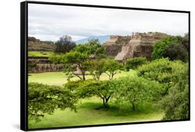 ¡Viva Mexico! Collection - Pyramid of Monte Alban-Philippe Hugonnard-Framed Stretched Canvas