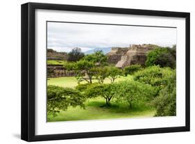 ¡Viva Mexico! Collection - Pyramid of Monte Alban-Philippe Hugonnard-Framed Photographic Print