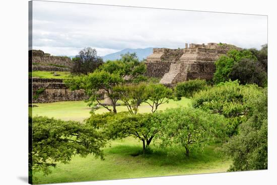 ¡Viva Mexico! Collection - Pyramid of Monte Alban-Philippe Hugonnard-Stretched Canvas