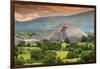 ¡Viva Mexico! Collection - Pyramid of the Sun - Teotihuacan-Philippe Hugonnard-Framed Photographic Print