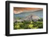 ¡Viva Mexico! Collection - Pyramid of the Sun - Teotihuacan-Philippe Hugonnard-Framed Photographic Print