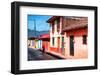 ¡Viva Mexico! Collection - Red Cyclist-Philippe Hugonnard-Framed Photographic Print