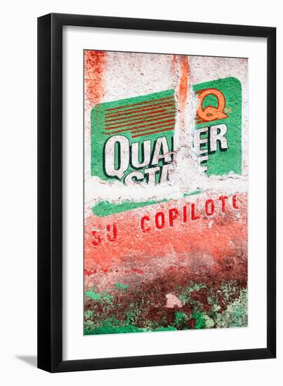 ¡Viva Mexico! Collection - Red Grunge Wall-Philippe Hugonnard-Framed Premium Photographic Print