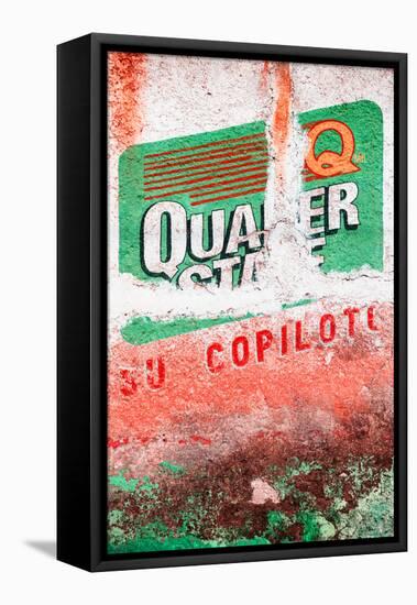 ¡Viva Mexico! Collection - Red Grunge Wall-Philippe Hugonnard-Framed Stretched Canvas