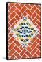 ¡Viva Mexico! Collection - Red Mosaics-Philippe Hugonnard-Framed Stretched Canvas