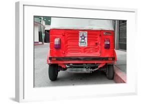 ¡Viva Mexico! Collection - Red Tuk Tuk-Philippe Hugonnard-Framed Photographic Print