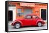 ?Viva Mexico! Collection - Red Volkswagen Beetle Car-Philippe Hugonnard-Framed Stretched Canvas