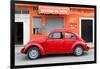 ?Viva Mexico! Collection - Red Volkswagen Beetle Car-Philippe Hugonnard-Framed Photographic Print