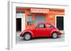 ?Viva Mexico! Collection - Red Volkswagen Beetle Car-Philippe Hugonnard-Framed Photographic Print