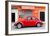 ?Viva Mexico! Collection - Red Volkswagen Beetle Car-Philippe Hugonnard-Framed Photographic Print