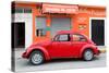 ?Viva Mexico! Collection - Red Volkswagen Beetle Car-Philippe Hugonnard-Stretched Canvas