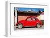 ¡Viva Mexico! Collection - Red Volkswagen Beetle-Philippe Hugonnard-Framed Photographic Print