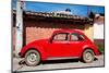 ¡Viva Mexico! Collection - Red Volkswagen Beetle-Philippe Hugonnard-Mounted Photographic Print