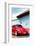 ¡Viva Mexico! Collection - Red VW Beetle Car on a street in San Cristobal II-Philippe Hugonnard-Framed Photographic Print