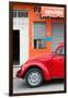 ¡Viva Mexico! Collection - Red VW Beetle Car-Philippe Hugonnard-Framed Premium Photographic Print