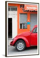 ¡Viva Mexico! Collection - Red VW Beetle Car-Philippe Hugonnard-Framed Premium Photographic Print