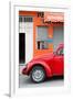 ¡Viva Mexico! Collection - Red VW Beetle Car-Philippe Hugonnard-Framed Premium Photographic Print